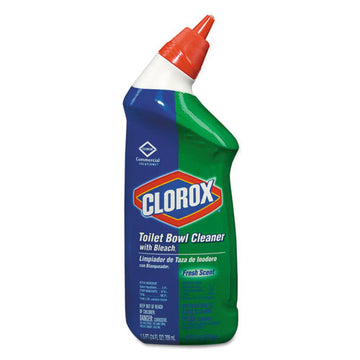 Clorox® Toilet Bowl Cleaner With Bleach, Fresh Scent, 24oz Bottle freeshipping - TVN Wholesale